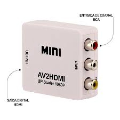 CONVERSOR HDMI X RCA | AÚDIO E VIDEO